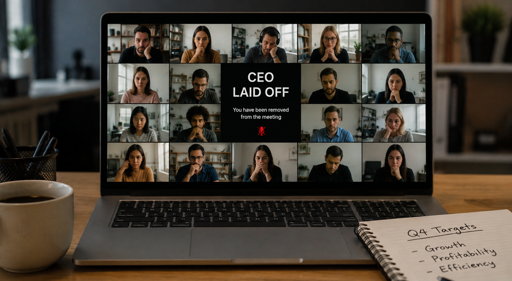CEO who fired 900 workers on Zoom is fighting to take his job back