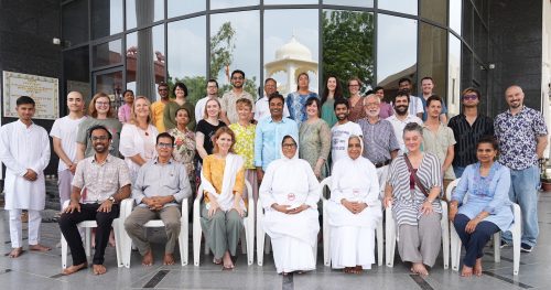 Students from around the world experience the Jain way of life in Rajasthan Participants in the Jain Summer Program pose for a group photo at Jain Vishwa Bharati in Ladnun, Rajasthan, on July 29.