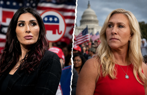 Loomer Greene MAGA feud