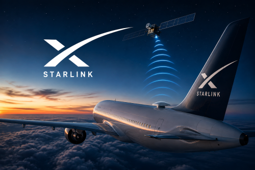 Starlink in-flight Wi-Fi