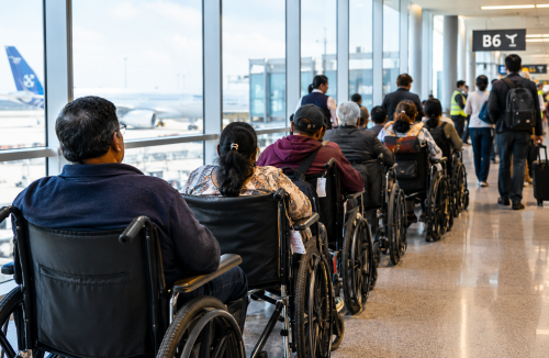 India-bound flight wheelchair misuse