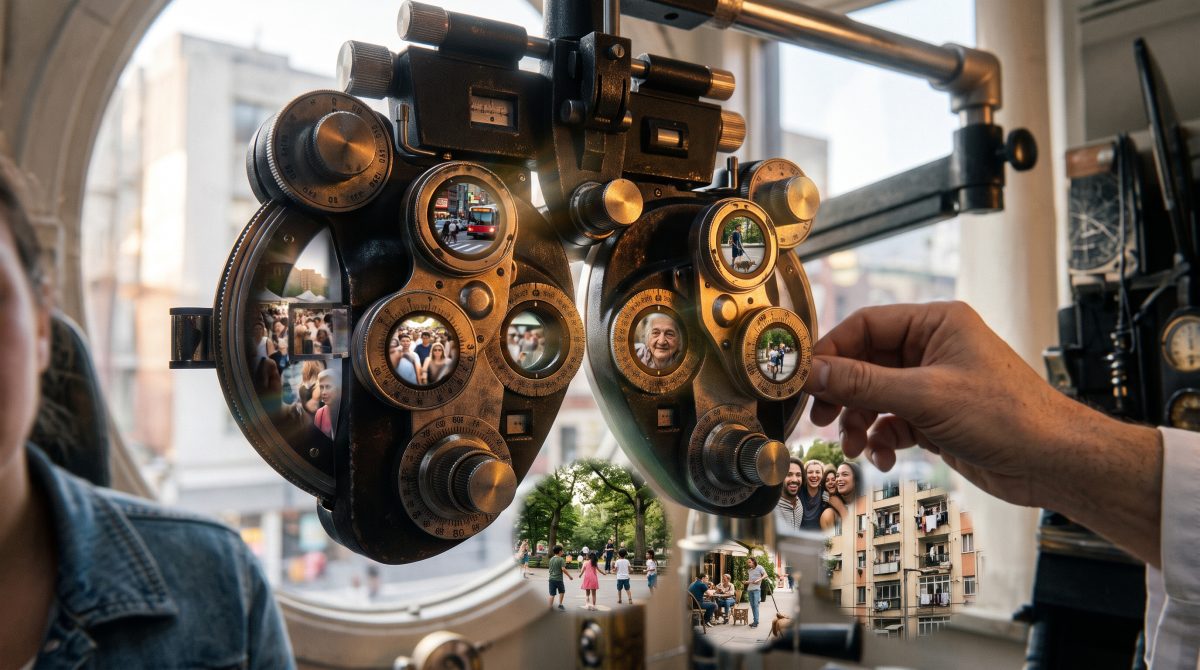 The real vison test is how we see life