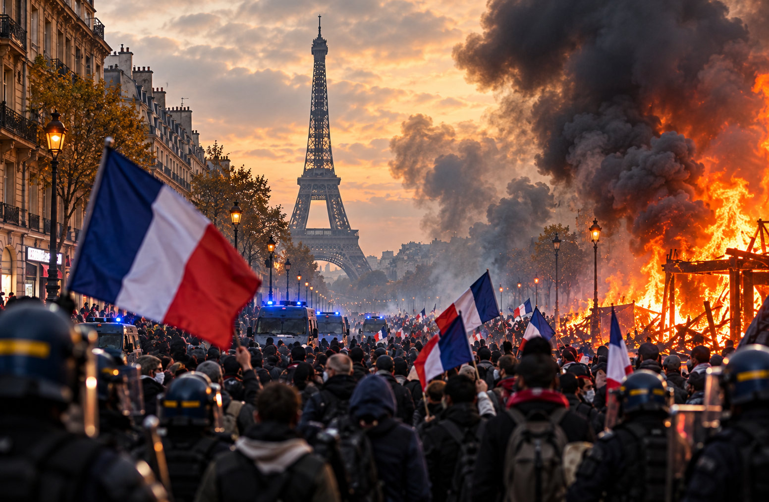 Trump warns US could face France-like unrest if Democrats win midterm ...